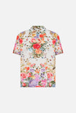 Short Sleeve Camp Collared Shirt - Sew Yesterday