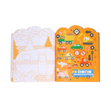 Colouring Book with Sticker - Vehicles
