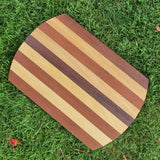 Cheese board - hardwood stripe