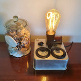 Steam punk cake tin light