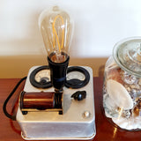 Steam punk cake tin light