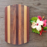 Cheese board - hardwood stripe