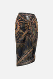 Short Tassel Sarong - Nouveau Noir