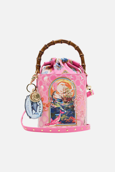 Drawstring bucket bag - Salty splendour