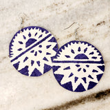 Tapa earrings assorted by Wananavu designs