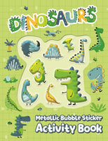 Metallic Bubble Sticker Activity Book - Dinosaur