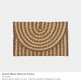 Clutch moon natural pink