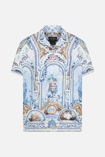 Short Sleeve Camp Collared Shirt - Season Of The Siren