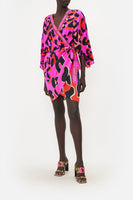 Draped Front Wrap Dress - Always Change Your Spots