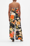 Tie Waist Strapless Jumpsuit - Secret History