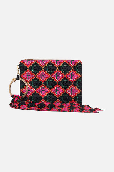 Ring Scarf Clutch - Wild And Running