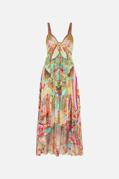 Tie Front High Low Dress - An Italian Welcome