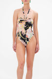 Bandeau One Piece w/ Ring Trim - Lady Of The Moon
