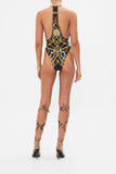 Chain Neck Plunge One Piece - Coast To Coast