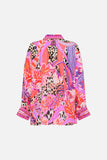 Wing Collar Blouse - Viola Vintage
