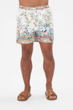 Mid Length Boardshort - Plumes And Parterres
