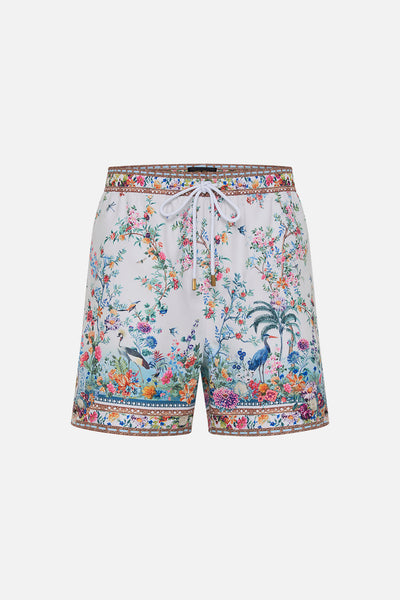 Mid Length Boardshort - Plumes And Parterres