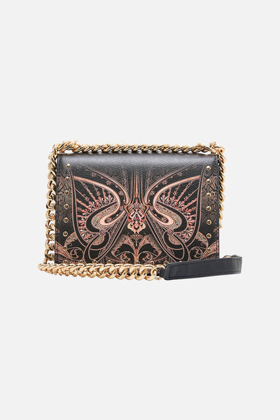 Crossbody Box Bag W/ Chain - Nouveau Noir