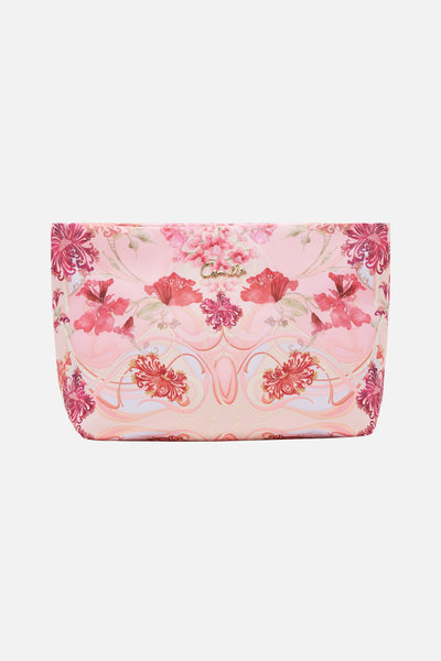 Small Makeup Clutch - Blossoms And Brushstrokes