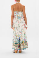 Long Dress With Tie Front - Plumes And Parterres