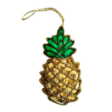 Beaded pineapple hanging decoration