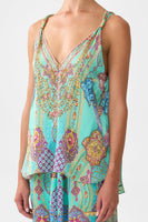 tank top with strap bead detail the concubines