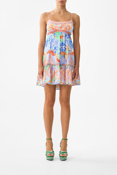 short dress with jersey bodice
Topkapi pop