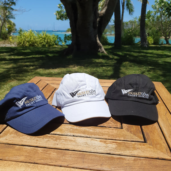Musket Cove Yacht Club Caps - assorted colours