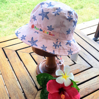 Kids cotton bucket hat - HK 773 White/Pink OS