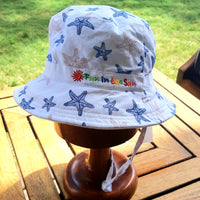Kids cotton bucket hat - HK 773 White/Pink OS