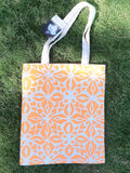 Handprinted Canvas Tote Bag