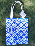 Handprinted Canvas Tote Bag