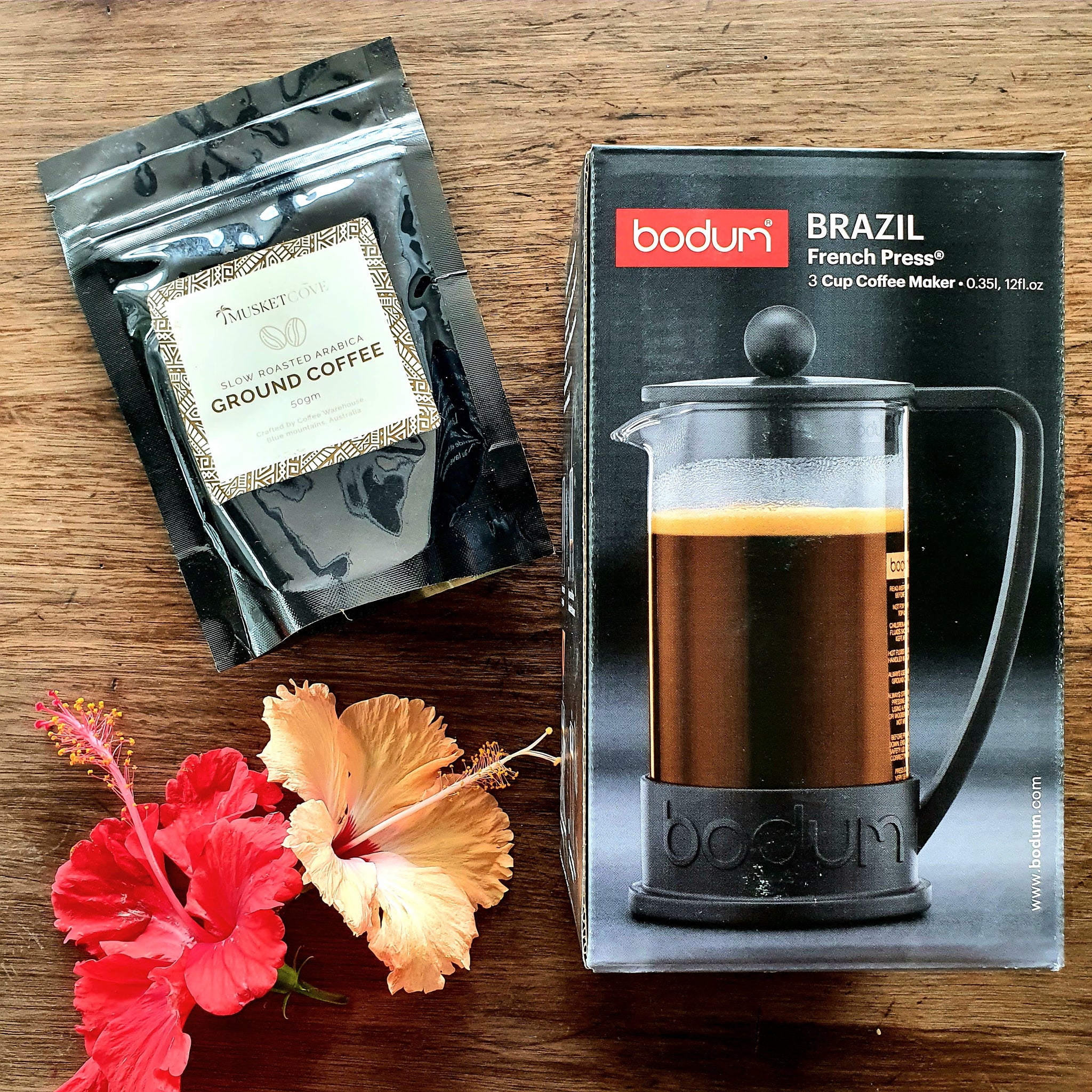 Bodum Brazil 3 cup French press Musket Cove Resort Boutique