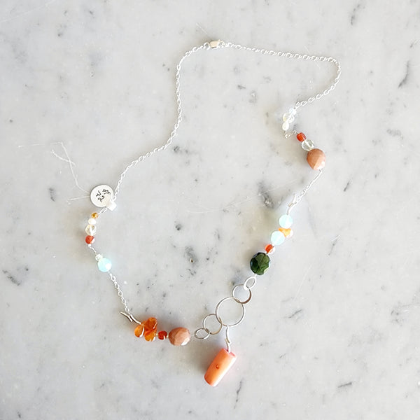 #72 Necklace sterling silver