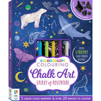 Kaleidoscope Colouring: Chalk art Activity Book