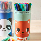 40 pack coloured markers