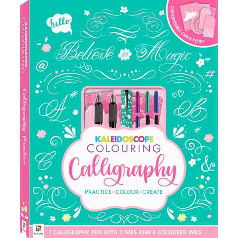 Kaleidoscope Colouring: Calligraphy Activity Book