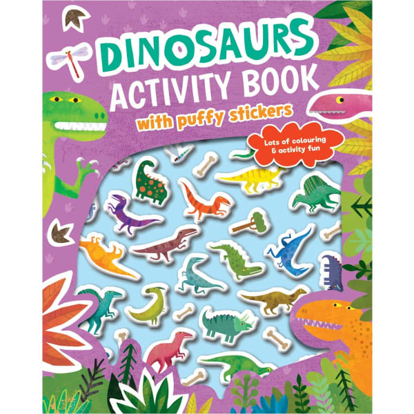 Dinosaurs Activity Book with Puffy Stickers