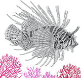 The Aquarium: Marine Portraits to Color