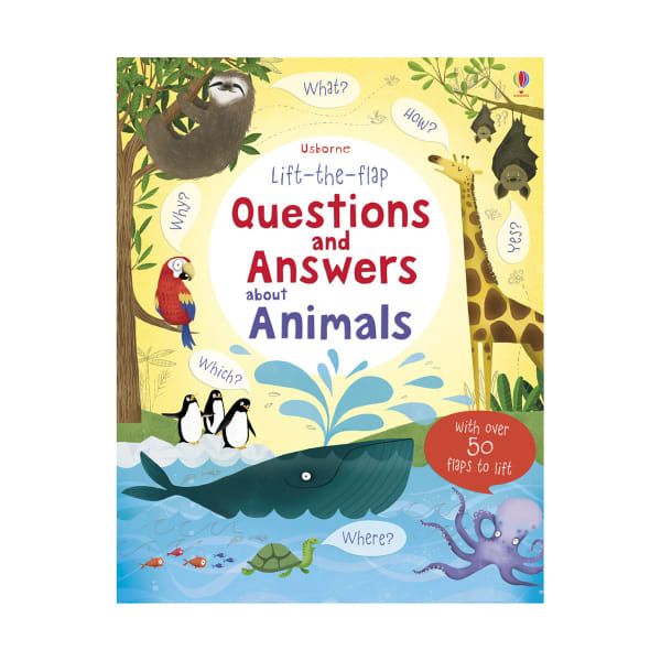 Usborne Lift-The-Flap: Questions and Answers About Animals - Book