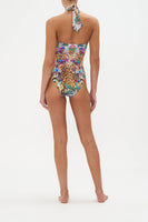 Bandeau One Piece w/ Ring Trim- Merry Go Round