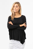 Relaxed Boatneck top
