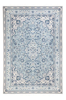 Rayie Blue Oriental Non Slip Rug