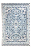Rayie Blue Oriental Non Slip Rug
