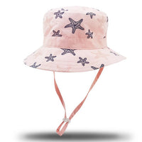 Kids cotton bucket hat - HK 773 White/Pink OS