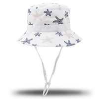 Kids cotton bucket hat - HK 773 White/Pink OS