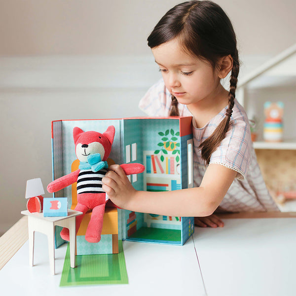 FRANCES THE FOX PLUSH PLAY SET - Petit collage