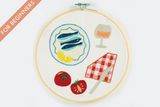 EMBROIDERY KIT - PICNIC