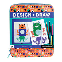 PETIT COLLAGE DESIGN + DRAW MONSTERS MULTI-COLOURED